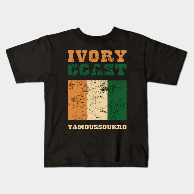 Flag of Ivory Coast Kids T-Shirt by KewaleeTee